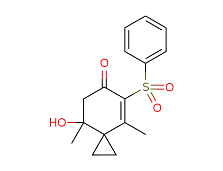 8-hydroxy-4,8-dimethyl-5-(phenylsulfonyl)spiro[2.5]oct-4-en-6-one