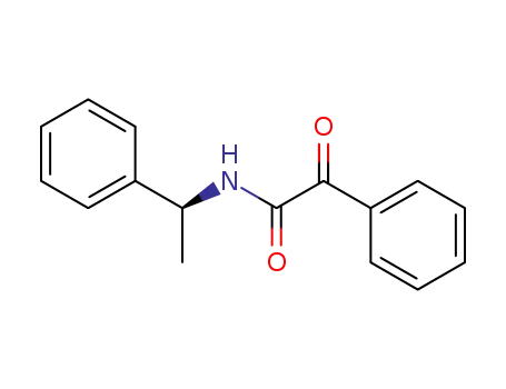 Molecular Structure of 10549-16-3 (Benzeneacetamide, a-oxo-N-(1-phenylethyl)-, (S)-)
