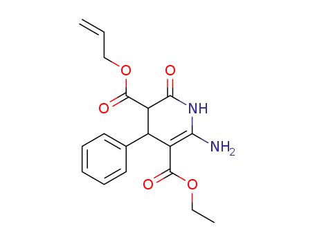 6-amino-2-oxo-4-phenyl-1,2,3,4-tetrahydro-pyridine-3,5-dicarboxylic acid 3-allyl ester 5-ethyl ester