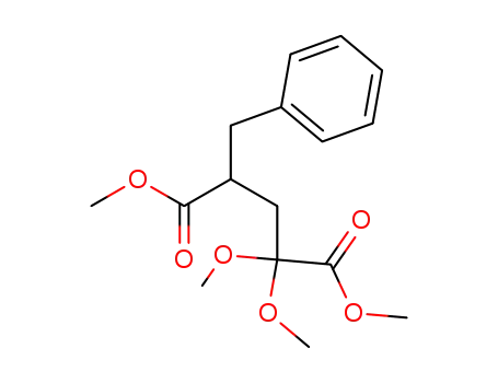 Dimethyl 4-benzyl-2,2-dimethoxypentanedioate