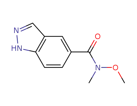 1H-Indazole-5-carboxamide, N-methoxy-N-methyl-
