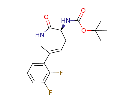 [(3S)-6-(2,3-difluorophenyl)-2-oxo-2,3,4,7-tetrahydro-1H-azepin-3-yl]carbamic acid tert-butyl ester