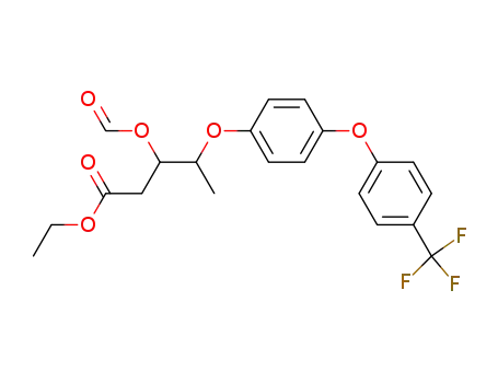 ethyl 4-[4-(4-trifluoromethylphenoxy)phenoxy]-3-formoyloxypentanoate