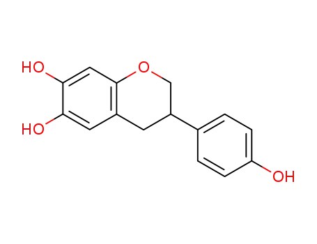 Molecular Structure of 94105-89-2 (6,7,4'-trihydroxyisoflavan)