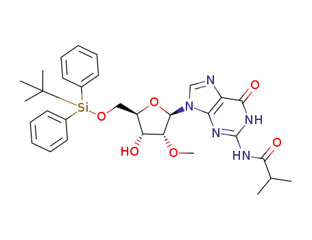 5'-O-(tert-butyl)diphenylsilyl-2'-O-methyl-N<sup>2</sup>-isobutyrylguanosine