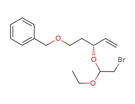 1-(((R)-3-(2-bromo-1-ethoxyethoxy)-pent-4-enyloxy)methyl)benzene