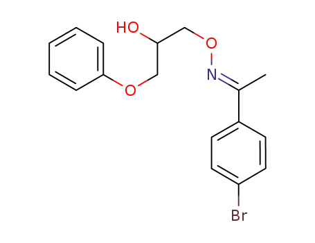 Molecular Structure of 1068001-09-1 (1-(4-bromophenyl)ethanone O-(2-hydroxy-3-phenoxypropyl)oxime)