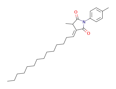 (E)-3-methyl-4-tetradecylidene-1-p-tolylpyrrolidine-2,5-dione