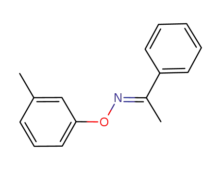 (E)-1-phenylethanone O-(3-methylphenyl)oxime