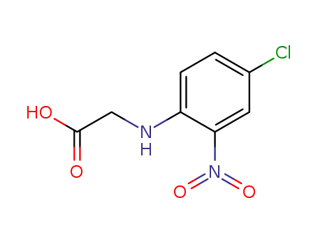 Molecular Structure of 66367-04-2 (N-(4-CHLORO-2-NITROPHENYL)-GLYCINE)