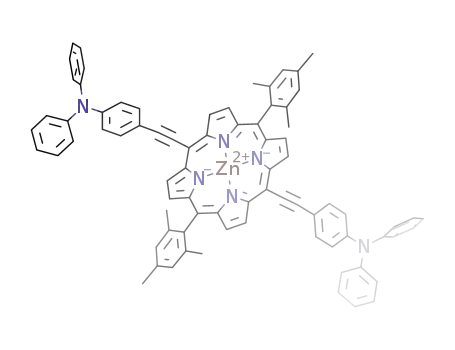 (5,15-bis(4-(N,N-diphenylamino)phenylethynyl)-10,20-dimesitylporphyrinato)zinc(II)