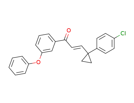 1-(4-chlorophenyl)-1-(E-3-(3-phenoxyphenyl)-prop-1-en-3-onyl)-cyclopropane