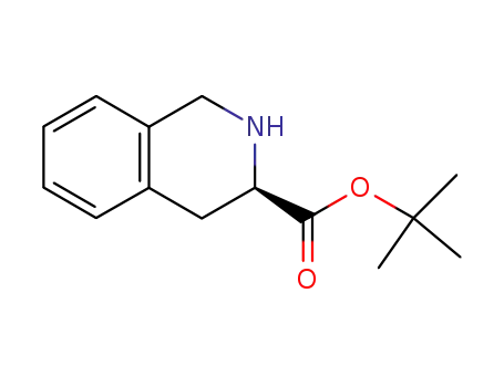 Molecular Structure of 82716-91-4 (1,2,3,4-TETRAHYDRO-3-ISOQUINOLINECARBOXYLIC ACID T-BUTYL ESTER)