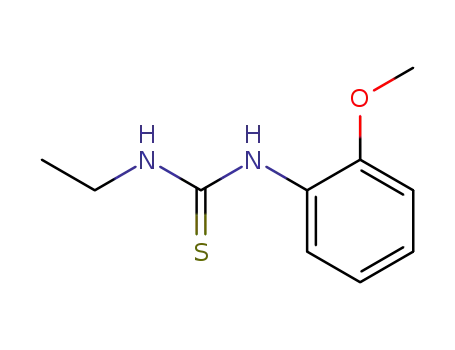 Molecular Structure of 2741-07-3 (N-ETHYL-N'-(2-METHOXYPHENYL)THIOUREA)