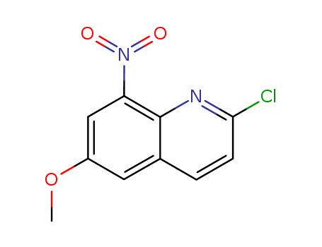 2-chloro-6-methoxy-8-nitro-quinoline cas  52824-29-0