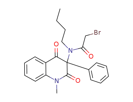 2-bromo-N-butyl-N-(1-methyl-2,4-dioxo-3-phenyl-1,2,3,4-tetrahydroquinolin-3-yl)acetamide
