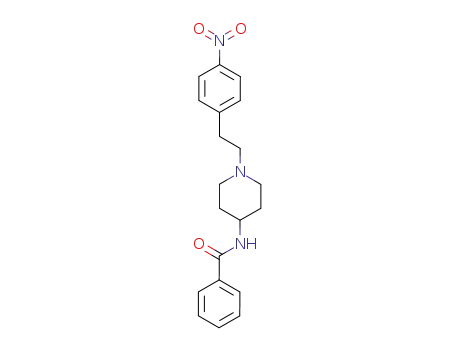 Molecular Structure of 36806-79-8 (<i>N</i>-[1-(4-nitro-phenethyl)-piperidin-4-yl]-benzamide)
