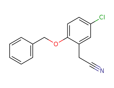 (5-chloro-2-((phenylmethyl)oxy)phenyl)acetonitrile