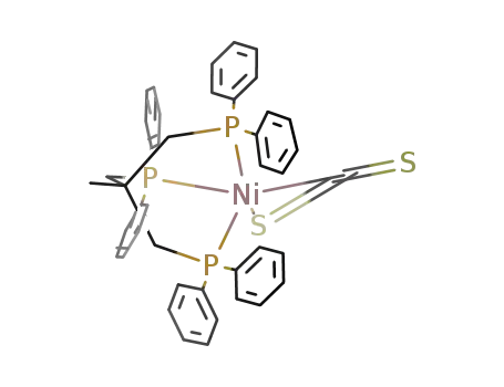 (CH<sub>3</sub>C(CH<sub>2</sub>P(C<sub>6</sub>H<sub>5</sub>)2)3)Ni(CS<sub>2</sub>)