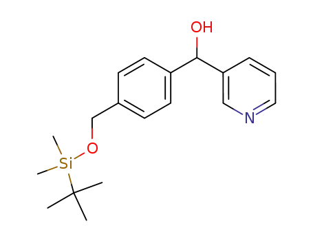[4-[(tert-Butyldimethylsiloxy)methyl]phenyl]-(pyridin-3-yl)carbinol