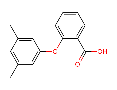 Molecular Structure of 6641-60-7 (2-(3,5-dimethylphenoxy)benzoic acid)