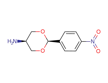 Molecular Structure of 902779-80-0 (cis-[2-(4'-nitrophenyl)-1,3-dioxan-5-yl]amine)