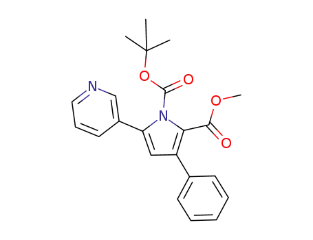 methyl N-Boc-5-(pyridin-3-yl)-3-phenyl-1H-pyrrole-2-carboxylate