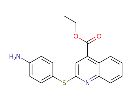 2-(4-aminophenylthio)-4-ethoxycarbonylquinoline