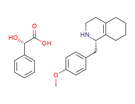 (S)-glycolic acid, compound with (R)-1,2,3,4,5,6,7,8-octahydro-1-[(4-methoxyphenyl)methyl]isoquinoline (1:1)