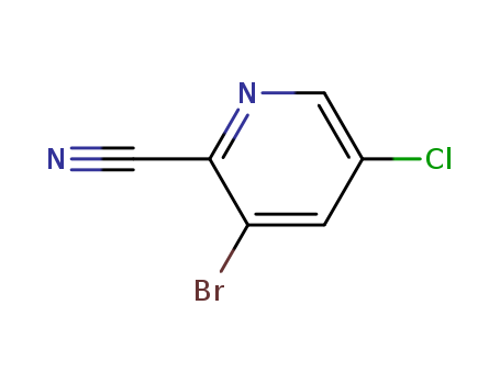 3-Bromo-5-chloropyridine-2-carbonitrile cas no. 760207-83-8 98%