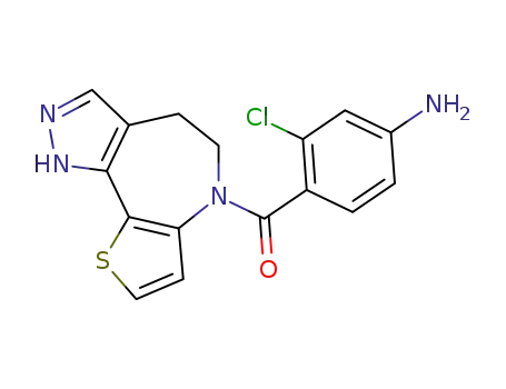 6-(2-chloro-4-aminobenzoyl)-1,4,5,6-tetrahydropyrazolo[3,4-d]thieno[3,2-b]azepine
