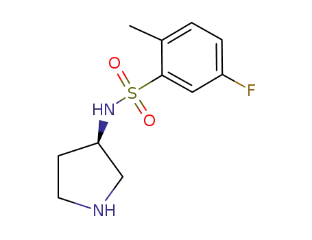 Molecular Structure of 1000592-50-6 (C<sub>11</sub>H<sub>15</sub>FN<sub>2</sub>O<sub>2</sub>S)