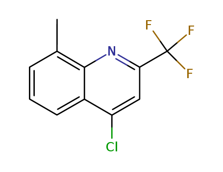 4-CHLORO-8-METHYL-2-(TRIFLUOROMETHYL)QUINOLINE  CAS NO.1701-25-3