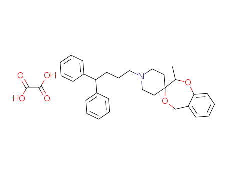 1'-(4,4-Diphenylbutyl)-2-methylspiro[2H-1,4-benzodioxepin-3(5H)4'-piperidine]oxalate