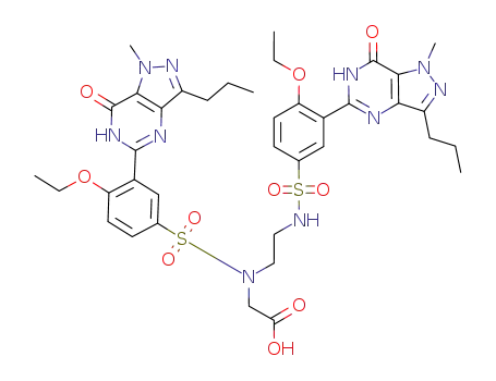 C<sub>38</sub>H<sub>46</sub>N<sub>10</sub>O<sub>10</sub>S<sub>2</sub>