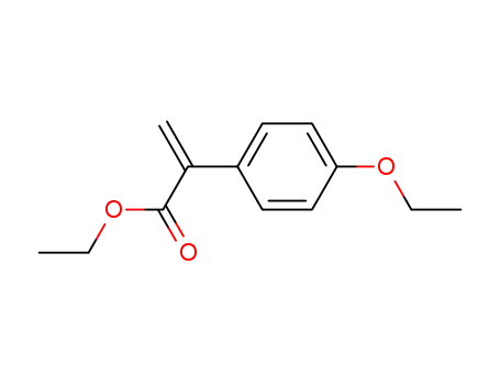 Molecular Structure of 63935-52-4 (ethyl 2-(4-ethoxyphenyl)prop-2-enoate)