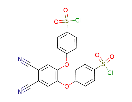 4,5-bis(p-chlorosulfonylphenoxy)phthalonitrile