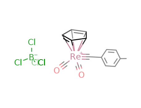 {Cp(carbonyl)2rhenium(CTol)}{BCl<sub>4</sub>}