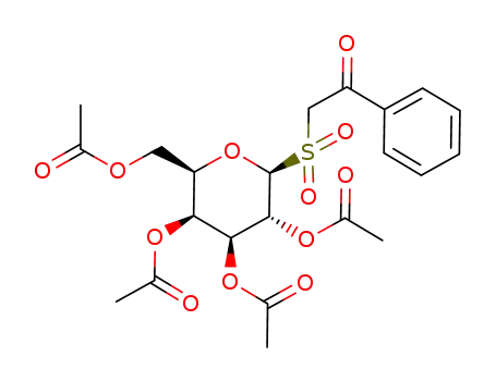 2'-oxo-2'-phenylethyl 2,3,4,6-tetra-O-acetyl-1-sulfonyl-β-D-galactopyranoside