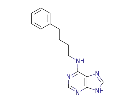 Molecular Structure of 15396-44-8 (N-(4-phenylbutyl)-7H-purin-6-amine)
