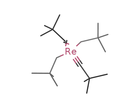Molecular Structure of 86823-35-0 ([Re(neopentyl)2(neopentylidene)(neopentylydine)])