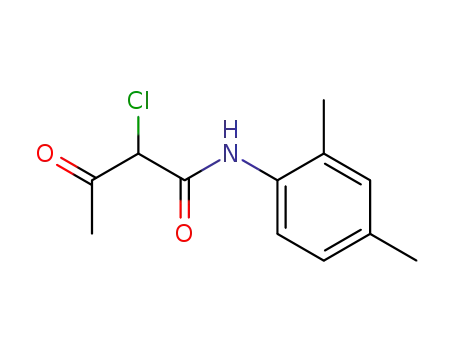 Molecular Structure of 31009-96-8 (2-chloro-acetoacetic acid-(2,4-dimethyl-anilide))