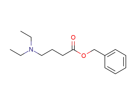 Butanoic acid, 4-(diethylamino)-, phenylmethyl ester
