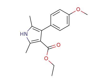 4-(4-methoxyphenyl)-2,5-dimethyl-1H-pyrrole-3-carboxylic acid ethyl ester