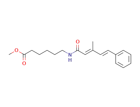 methyl 6-{[(2E,4E)-3-methyl-5-phenyl-2,4-pentadienoyl]amino}hexanoate