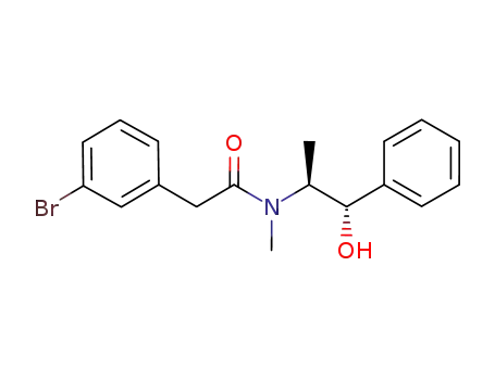 2-(3-bromophenyl)-N-[(1S,2S)-1-hydroxy-1-phenylpropan-2-yl]-N-methylacetamide