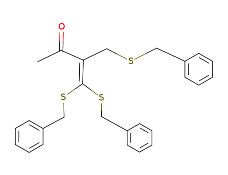4,4-bis(benzylthio)-3-(benzylthiomethyl)but-3-en-2-one