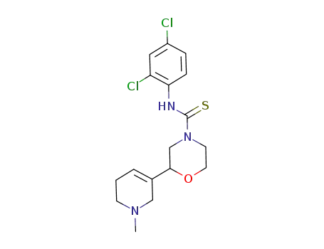 Molecular Structure of 1051375-23-5 (C<sub>17</sub>H<sub>21</sub>Cl<sub>2</sub>N<sub>3</sub>OS)