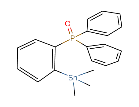 diphenyl(2-(trimethylstannyl)phenyl)phosphane oxide