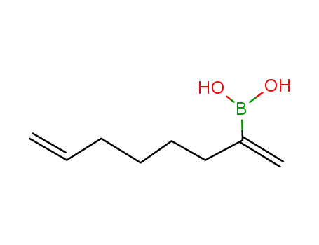 Molecular Structure of 212127-64-5 (Boronic acid, (1-methylene-6-heptenyl)-)